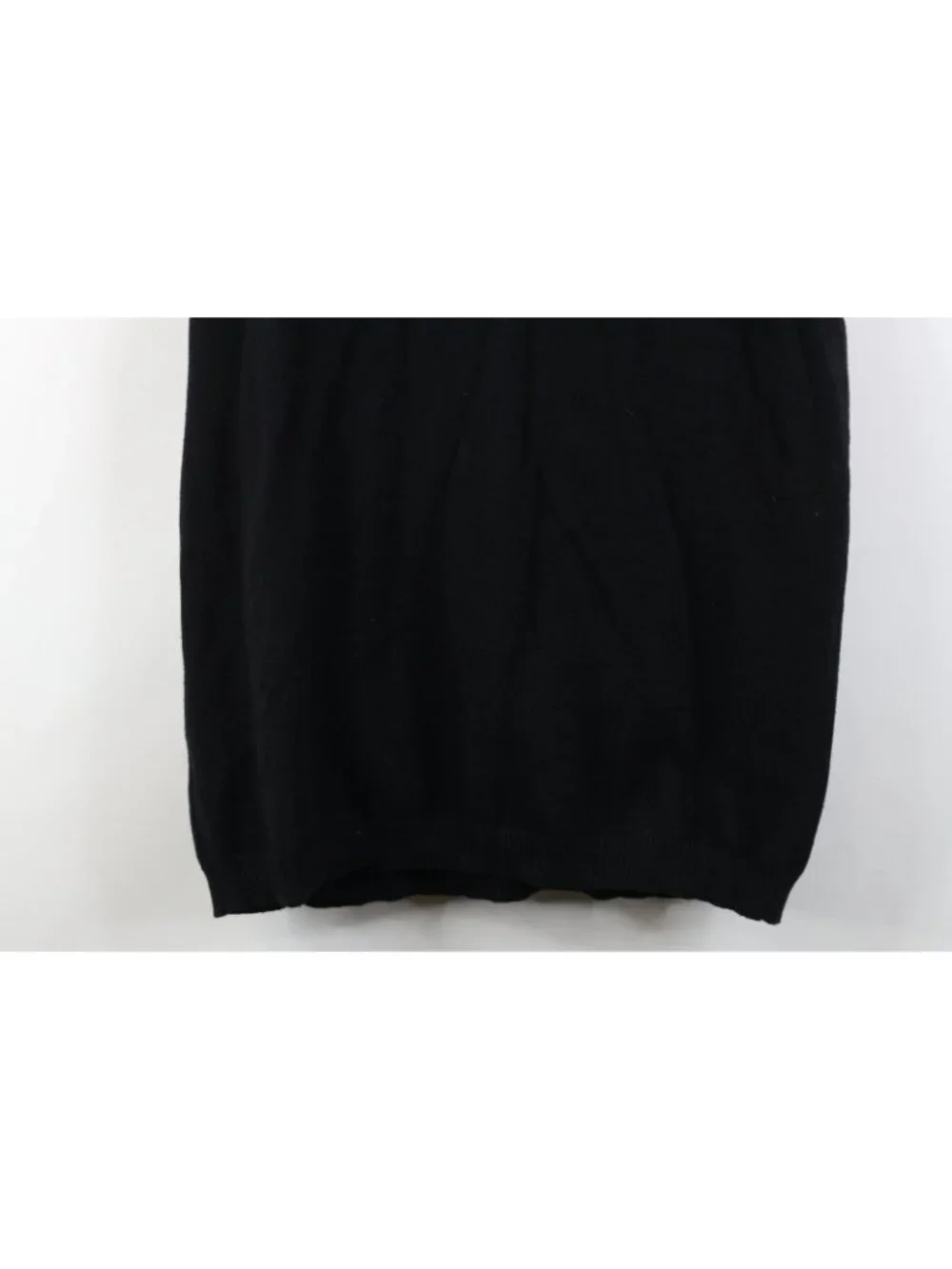 Vintage Y2K Streetwear Mens XL Chunky Cable Knit Fisherman Sweater Vest Black